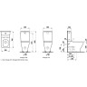 Унитаз напольный LAUFEN PALACE (без бачка) 8.2470.6.000.231.1
